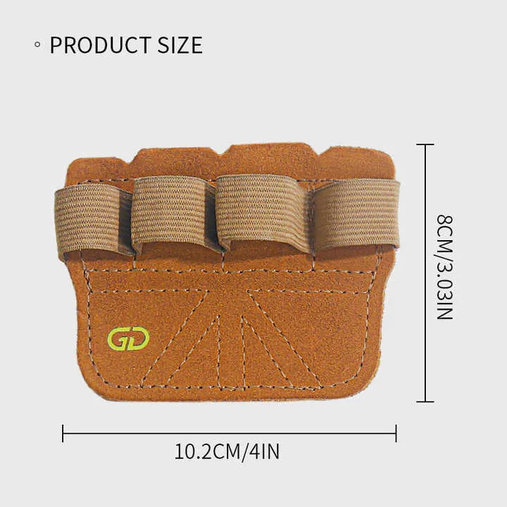 2 Pairs Dark Green Premium Leather Grip Protection for Fitness | 4-Finger Cowhide Weightlifting Gloves | Durable | Non-Slip | Abrasion-Resistant Support