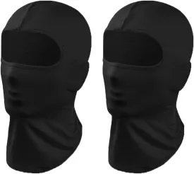 2x Ultra Thin Lycra Full Face Cover Ski Neck Gaiter Motorcycle Cycling Hunting Cap Balaclava Sun UV Protection Outdoor Sports