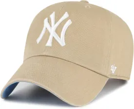 '47 New York Yankees Adjustable Cap Clean Up MLB Khaki