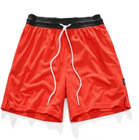 AIMPACT 7" Mens Mesh Shorts Athletic Basketball Shorts Double Layer Gym Workout Shorts with Pocket Drawstring Breathable