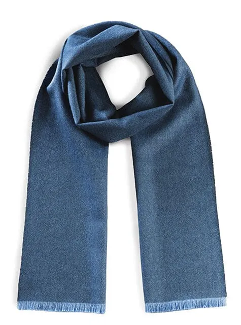 Alpaca Chevron-Patterned Scarf