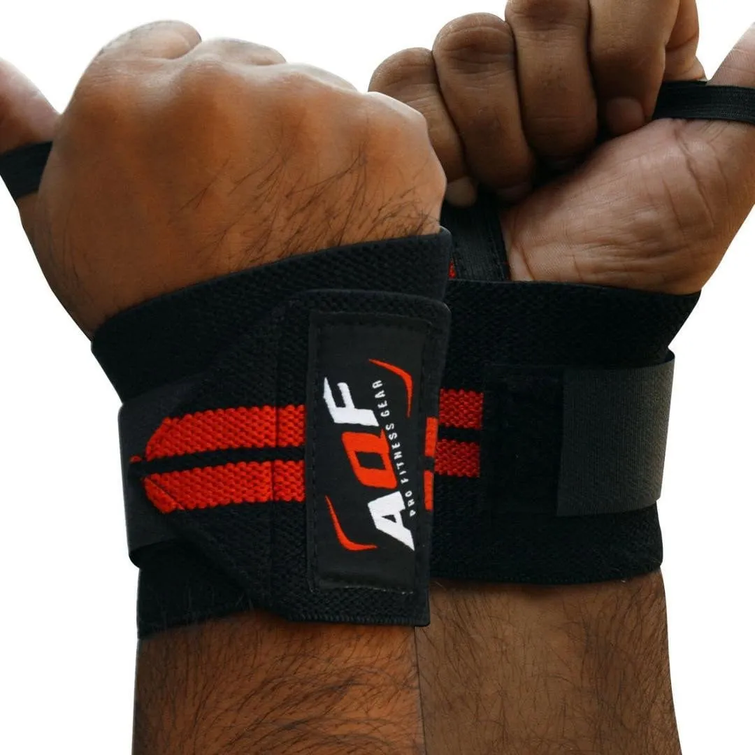 AQF WEIGHT LIFTING WRIST WRAPS BANDAGE
