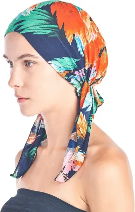Ashford & Brooks Pre Tied Bandana Turban Chemo Head Scarf Sleep Hair Cover Hat