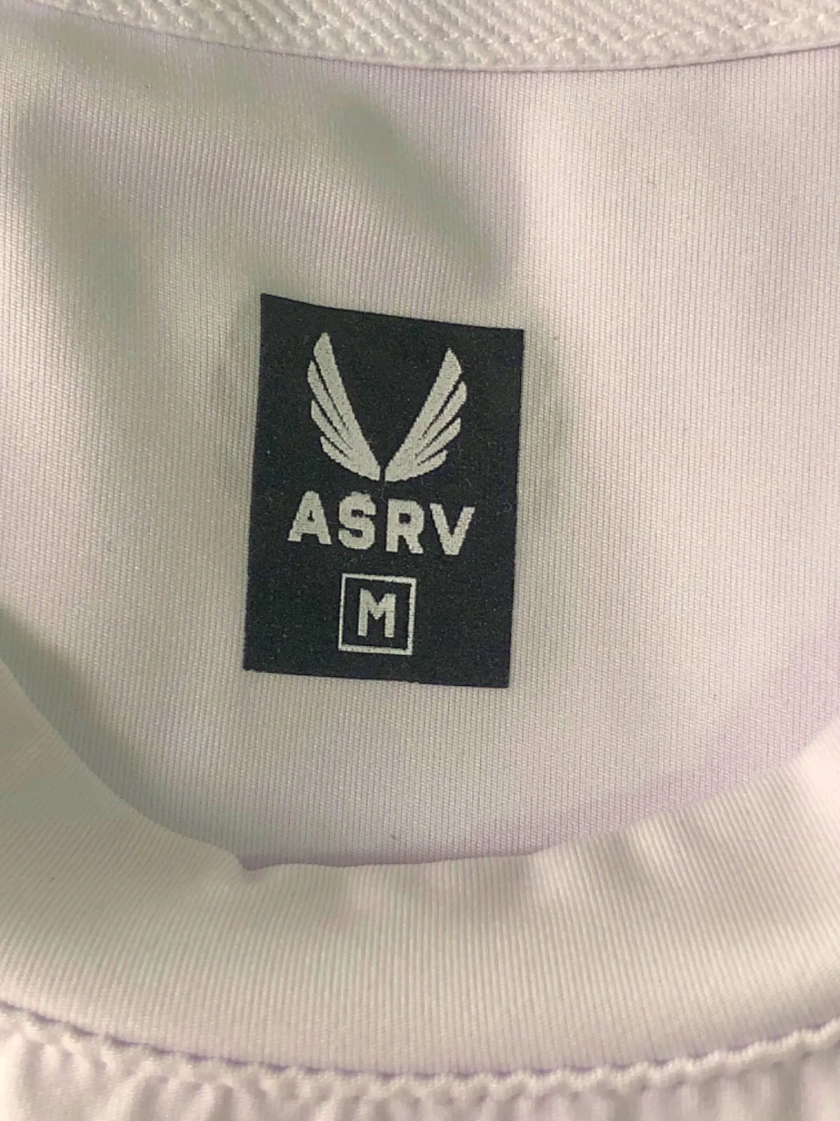 ASRV White Performance Sleeveless T-Shirt M