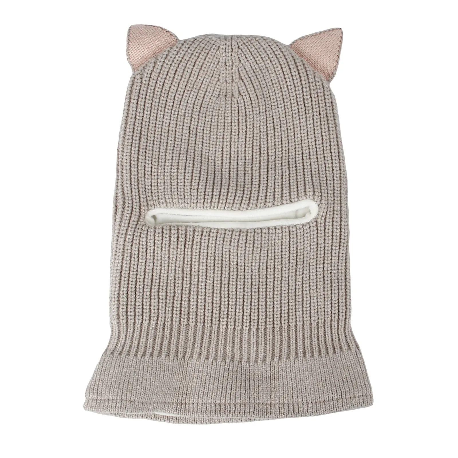 Baby Winter Knit Hat Toddler Earflap Mask Warm Beanie XZX0065