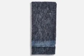 Black Clash Mohair Scarf