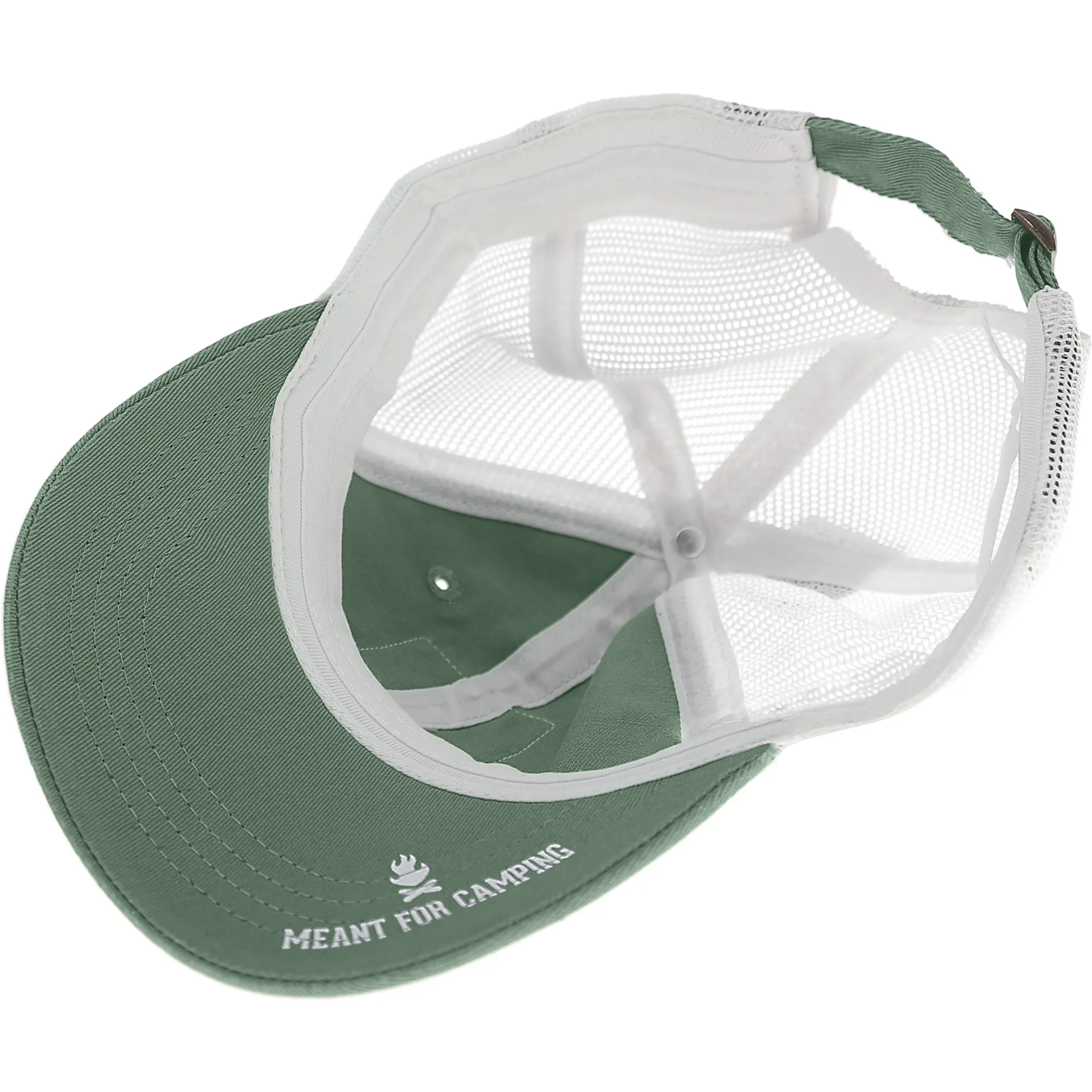 Camp Icon Moss Green Adjustable Mesh Hat