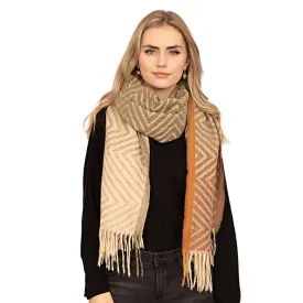 Chevron Patterned Scarf