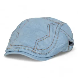 Chokore Denim Retro Ivy Cap (Blue White)