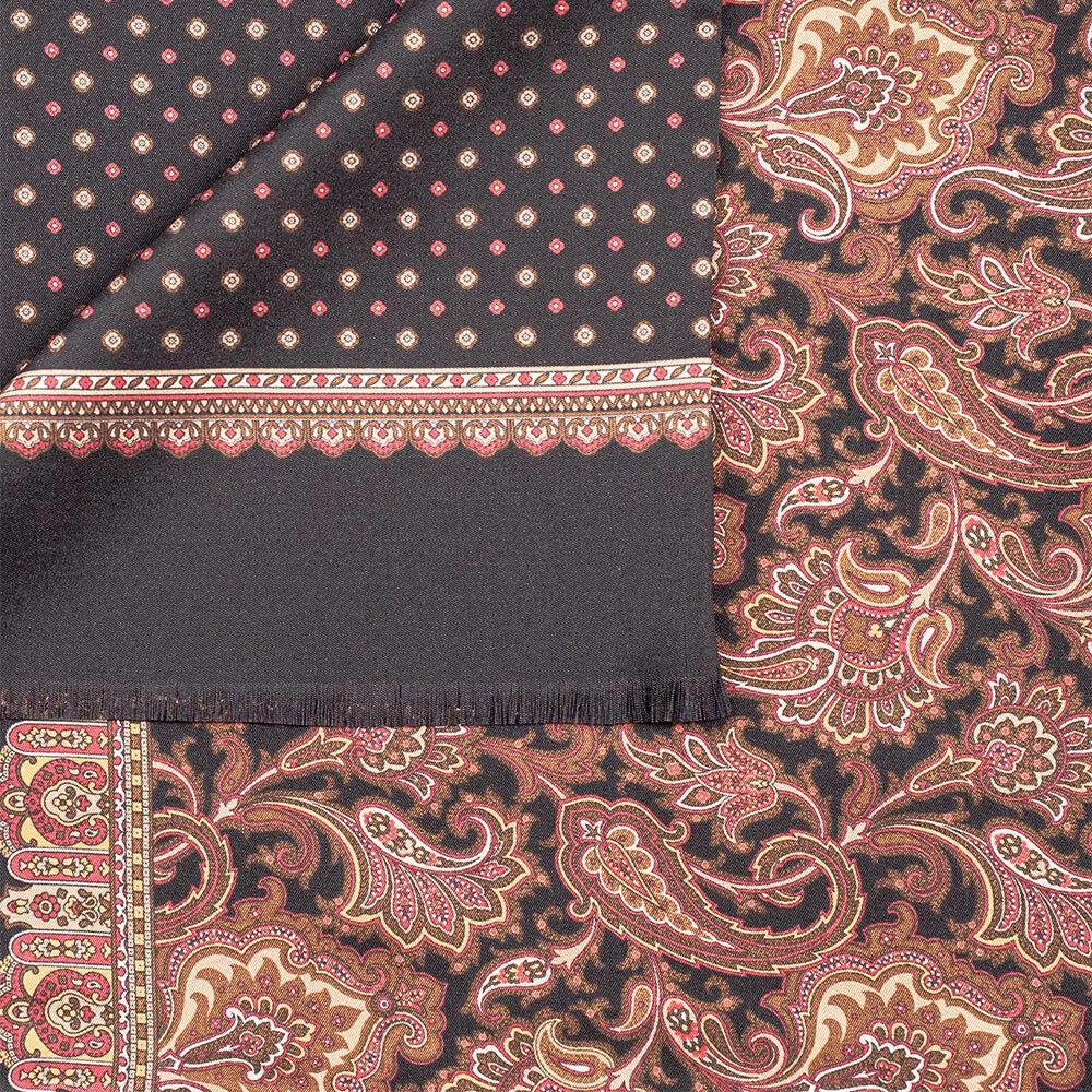 Concordia Italian Reversible Silk Scarf