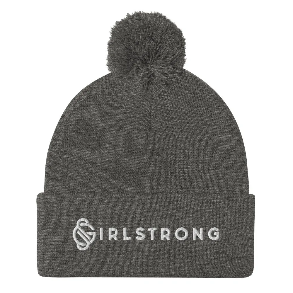 COZY,WARM POM POM BEANIE GS LOGO AVAILABLE IN 12 TRENDY COLORS