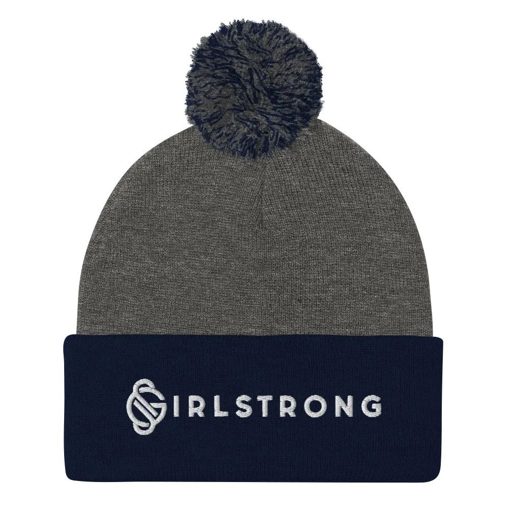 COZY,WARM POM POM BEANIE GS LOGO AVAILABLE IN 12 TRENDY COLORS