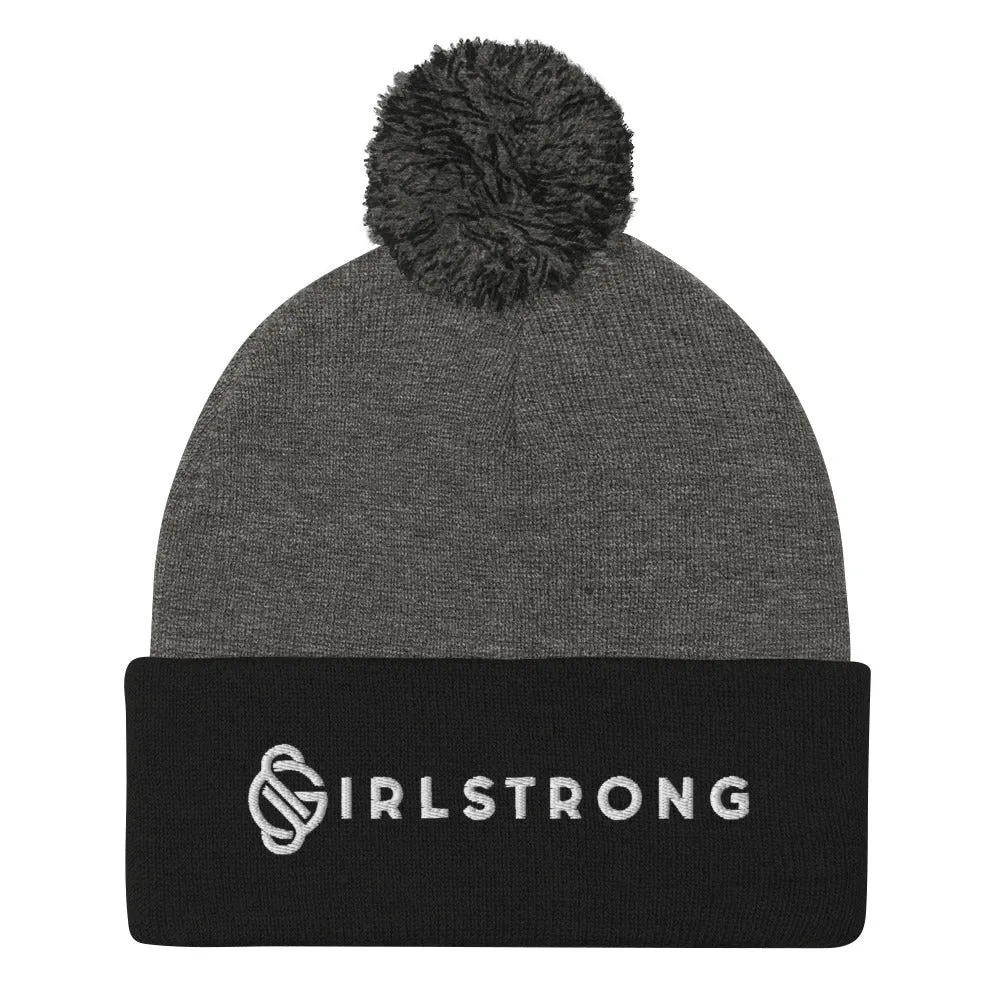 COZY,WARM POM POM BEANIE GS LOGO AVAILABLE IN 12 TRENDY COLORS
