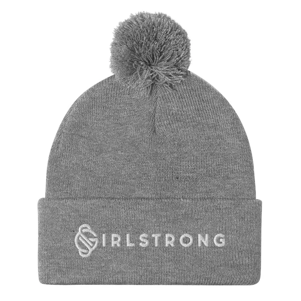 COZY,WARM POM POM BEANIE GS LOGO AVAILABLE IN 12 TRENDY COLORS