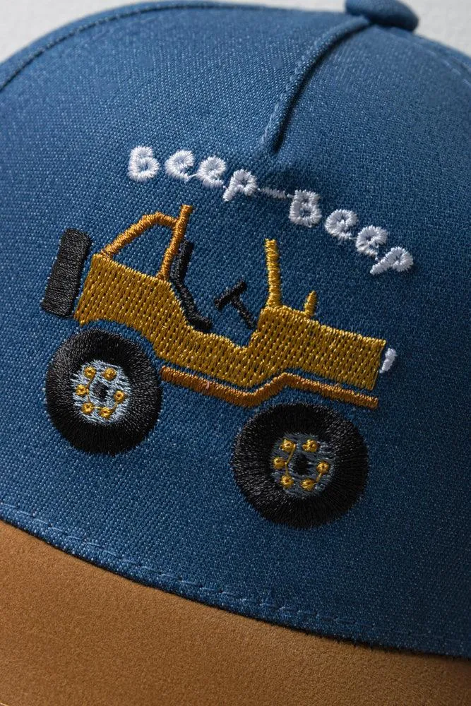 Denim Peak Cap Blue