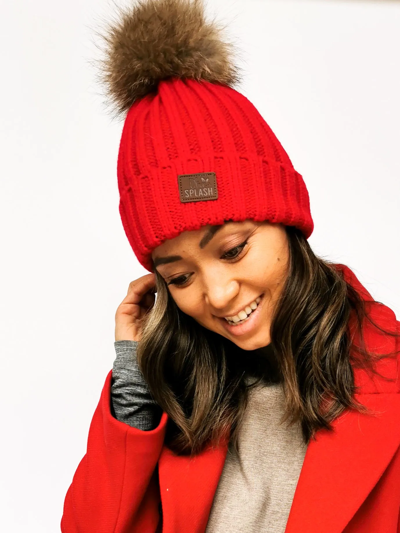 Detachable Pom Pom Toque