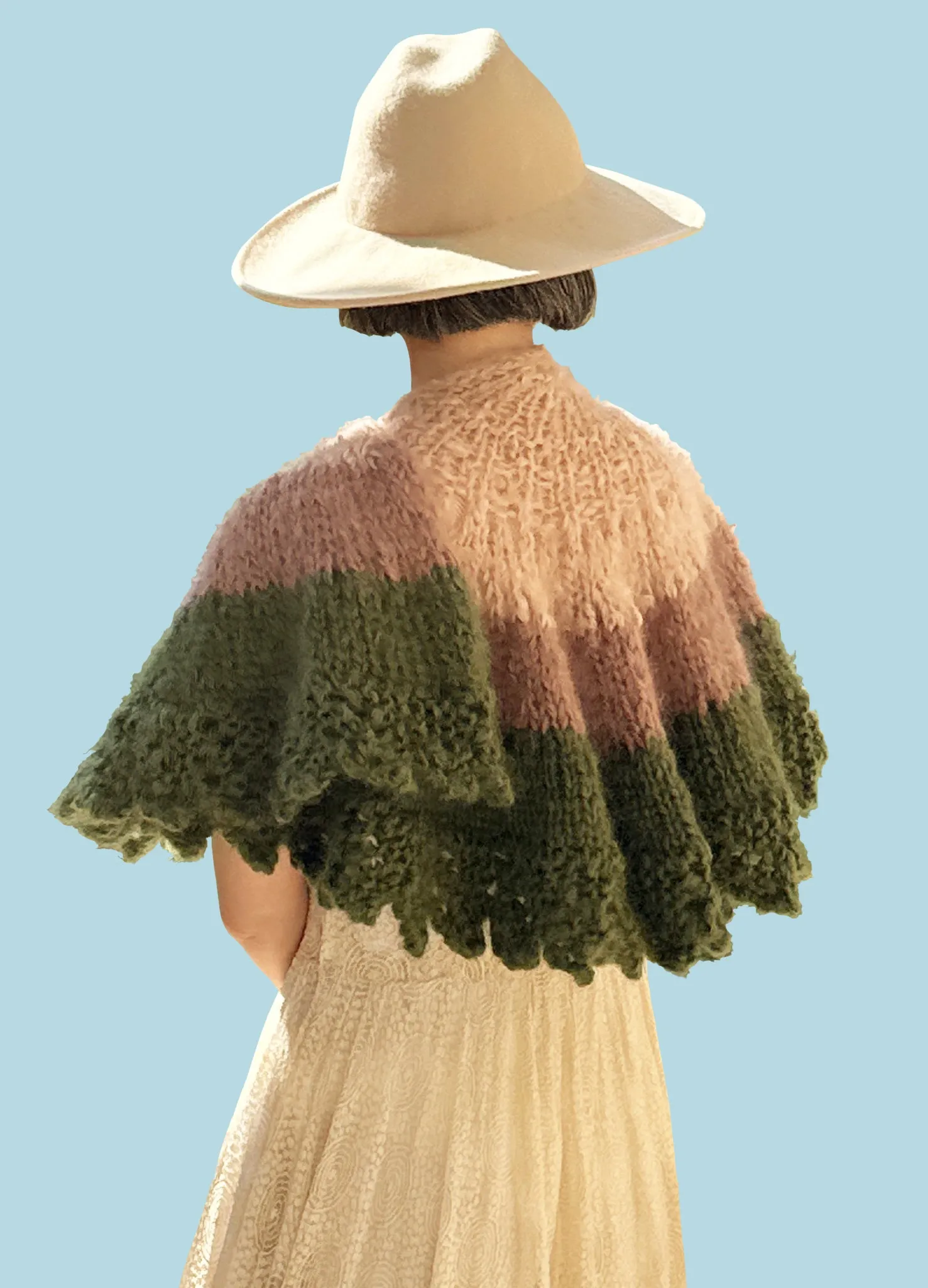 DIY Kit - Lace Shawl - Mohair So Soft