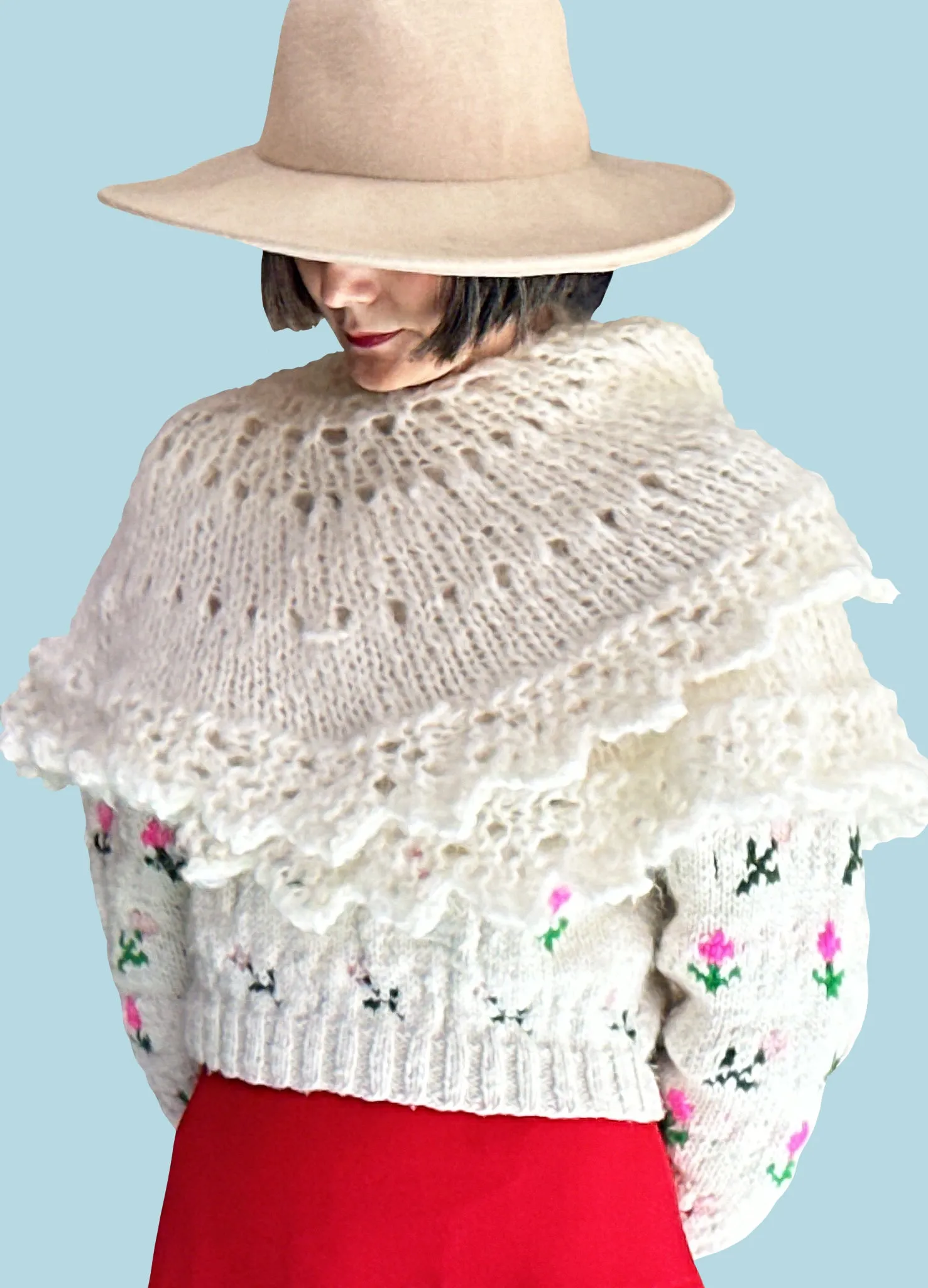 DIY Kit - Lace Shawl - Mohair So Soft