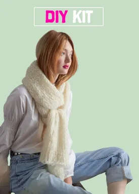 DIY Kit - Stockinette Scarf - Mohair So Soft