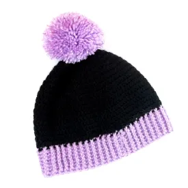 Duotone Pom Pom Beanie (Custom Colour)