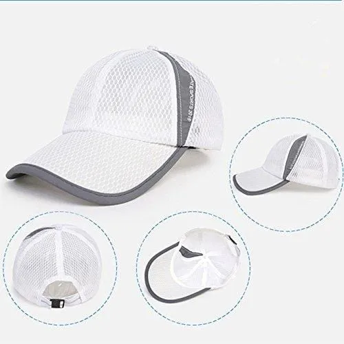 ELLEWIN Unisex Breathable Quick Dry Mesh Baseball Cap Beach Cap
