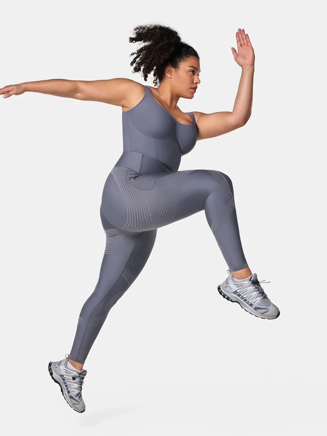Fanka Compression Body Sculpt Side Pocket Leggings for Women No See Through Reversible Wear High Waisted Yoga Pants Workout