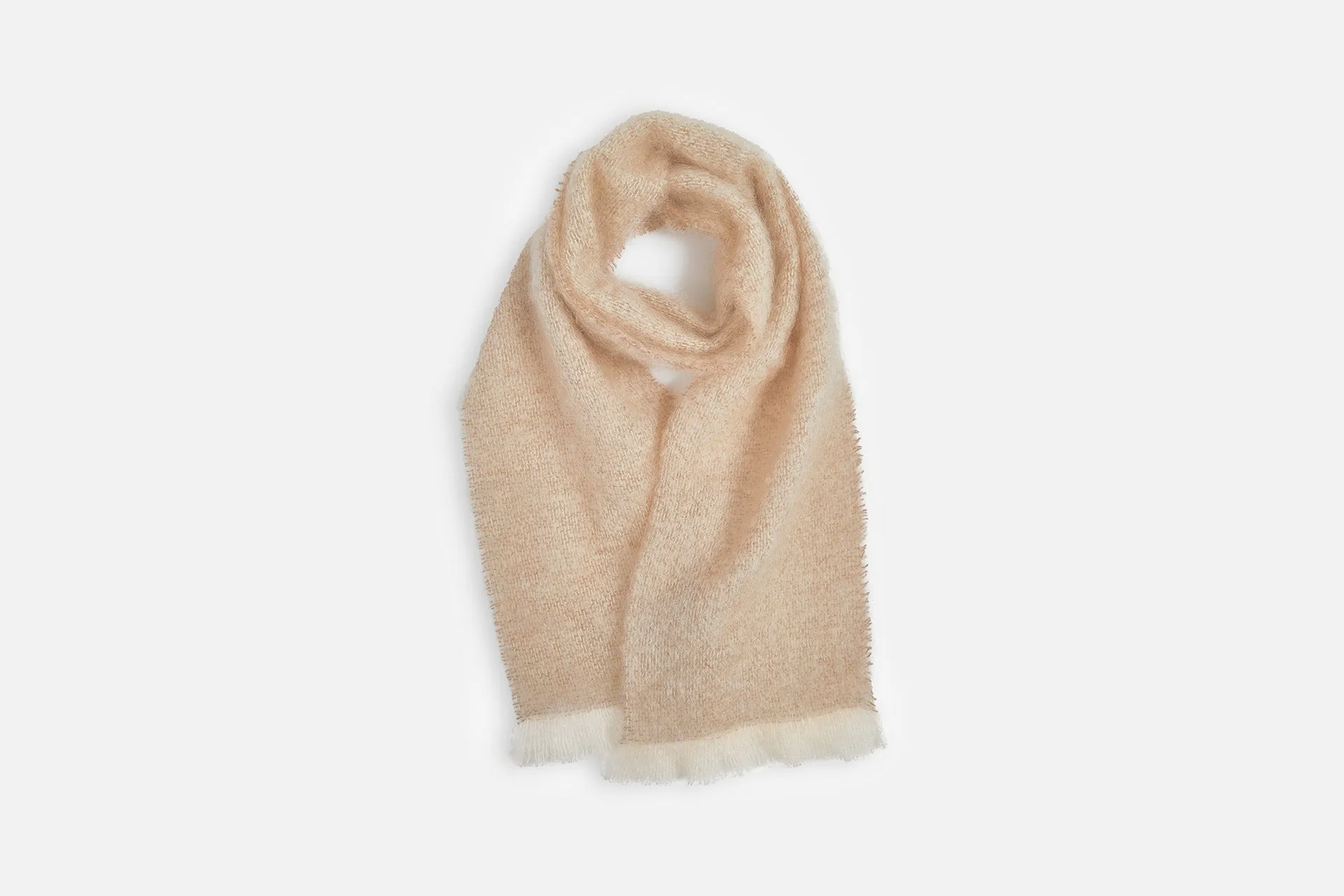 Fawn Mooneen Mohair Scarf