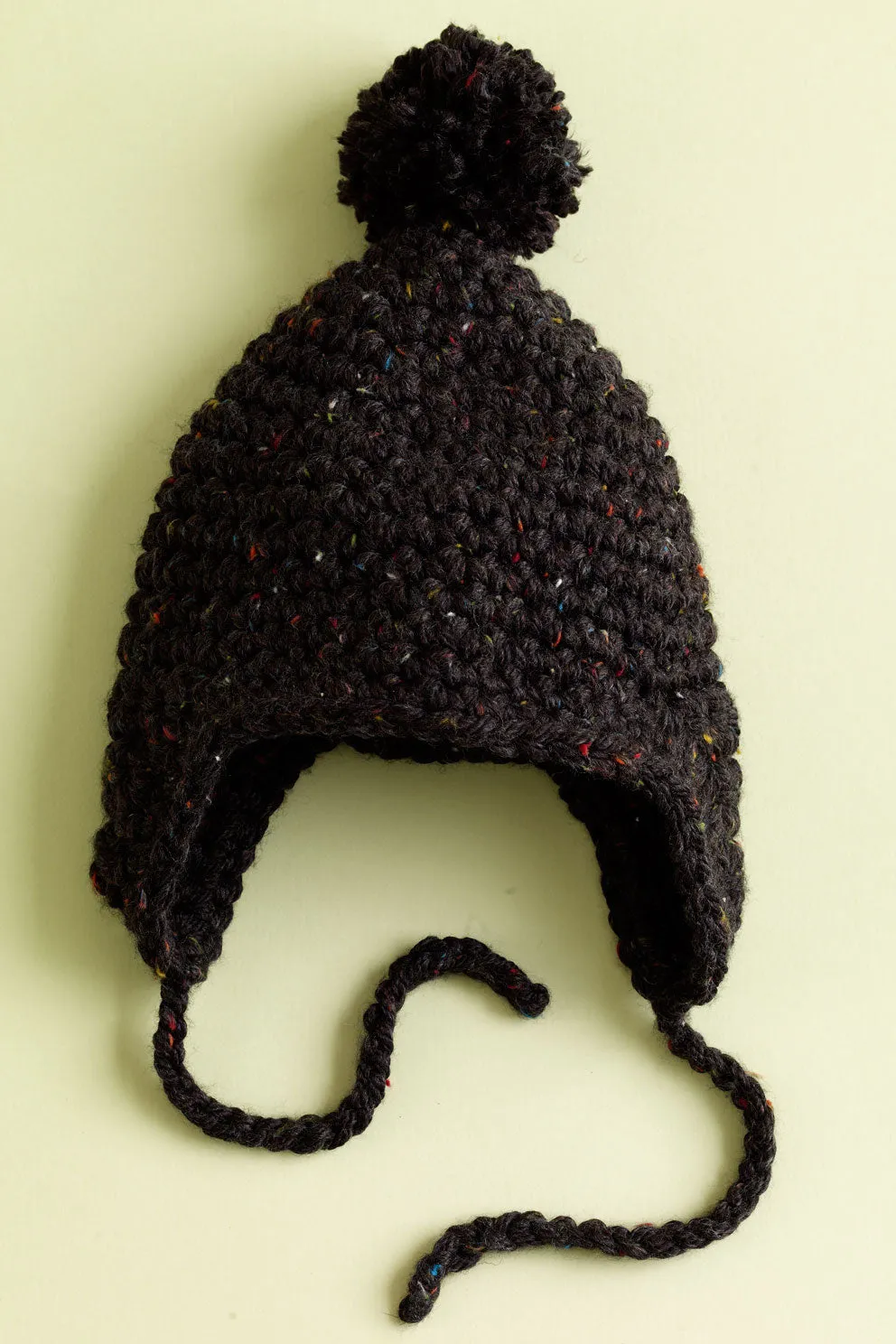 Flagstone Earflap Hat Pattern (Crochet) - Version 2