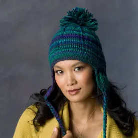 Free Red Heart Ccomfy Earflap Hat Pattern