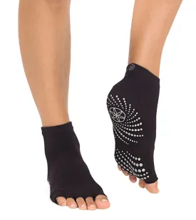 Gaiam Toeless Grippy Yoga Socks S/M
