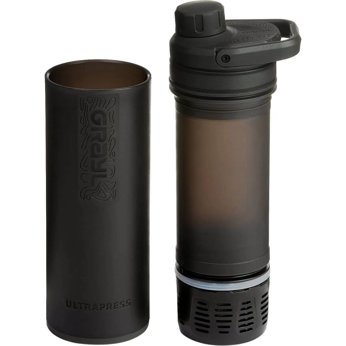 Grayl UltraPress cleaner bottle, black