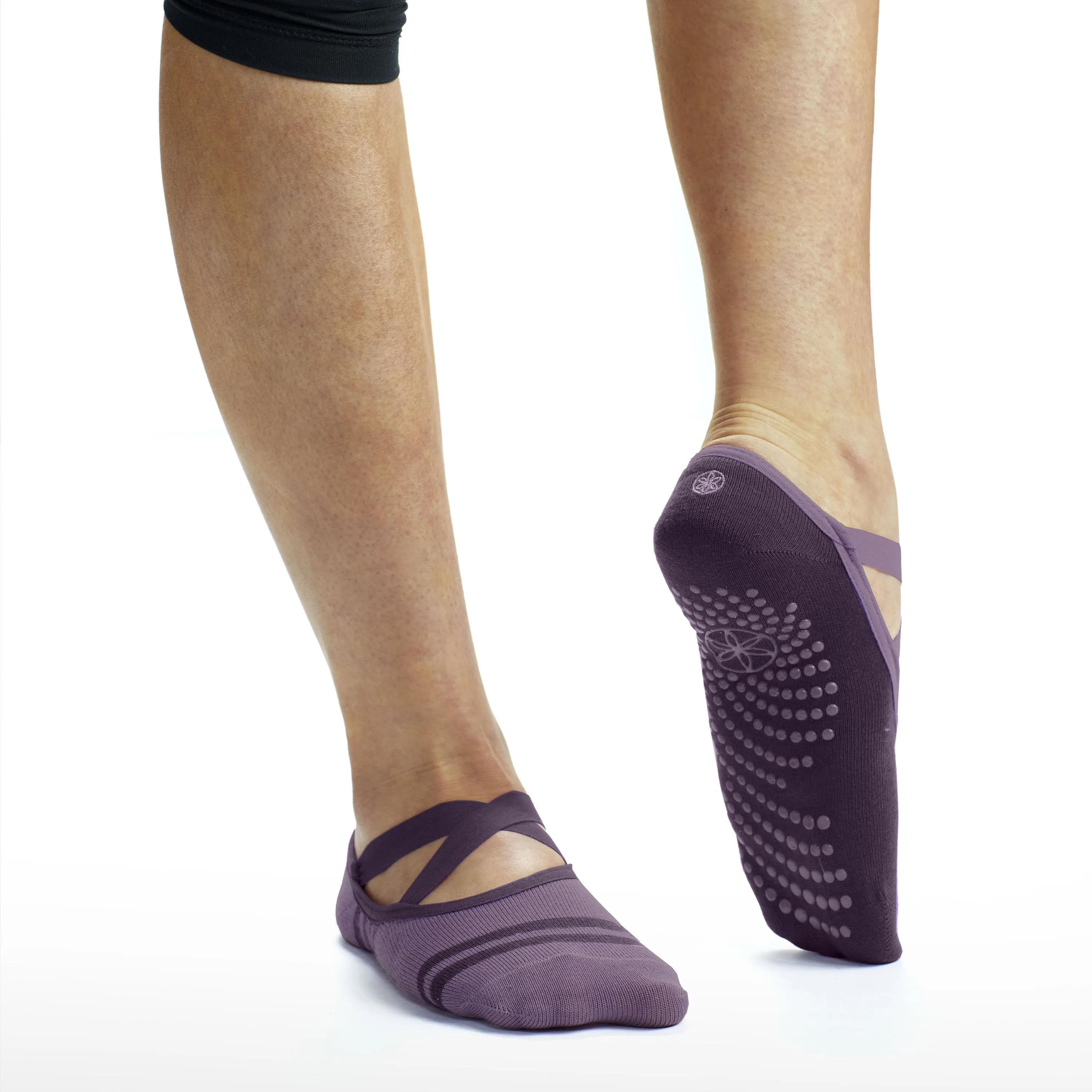 Grippy Yoga-Barre Socks - 2 Pack