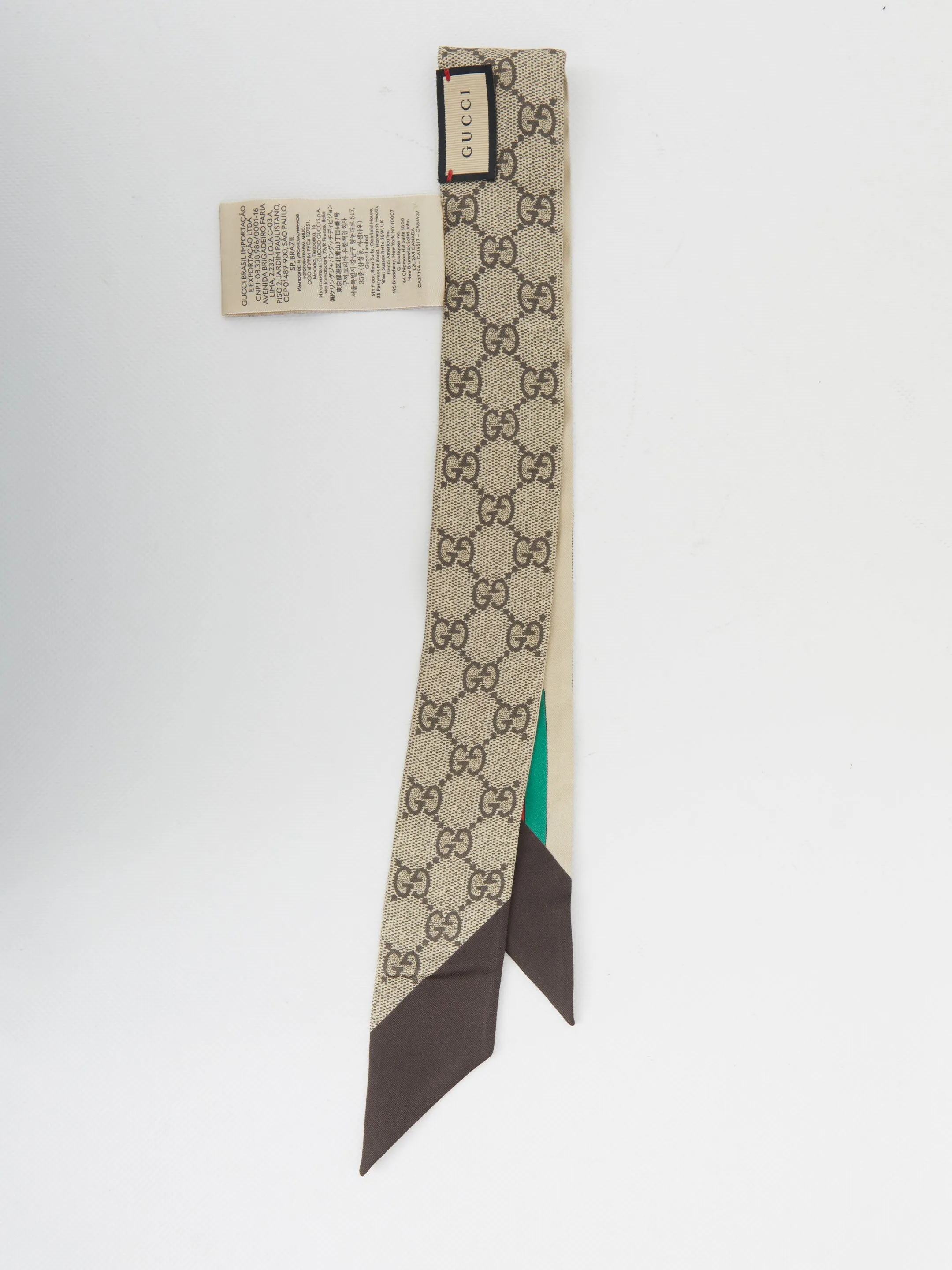 Gucci GG Printed Silk Scarf