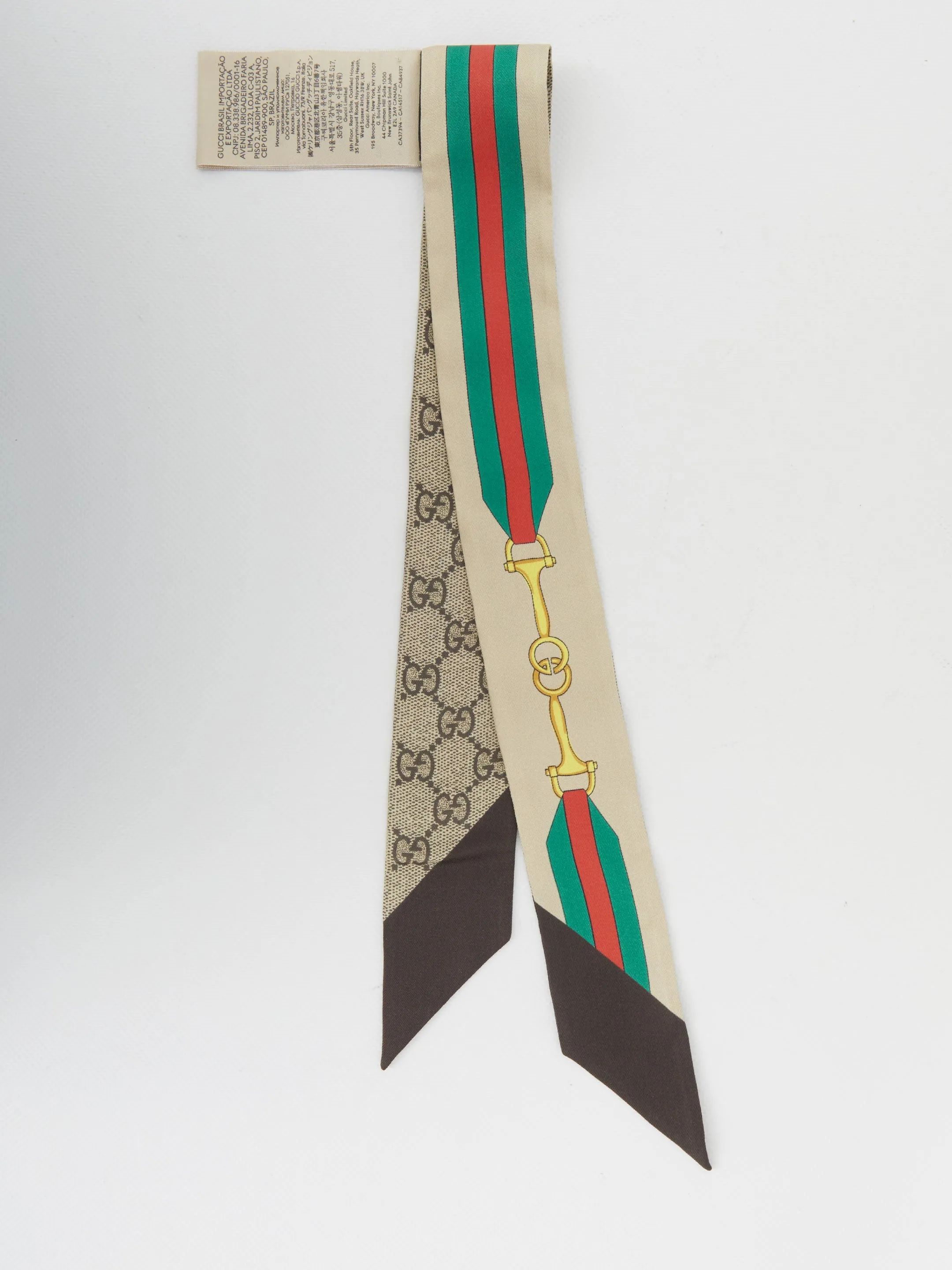 Gucci GG Printed Silk Scarf