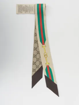 Gucci GG Printed Silk Scarf