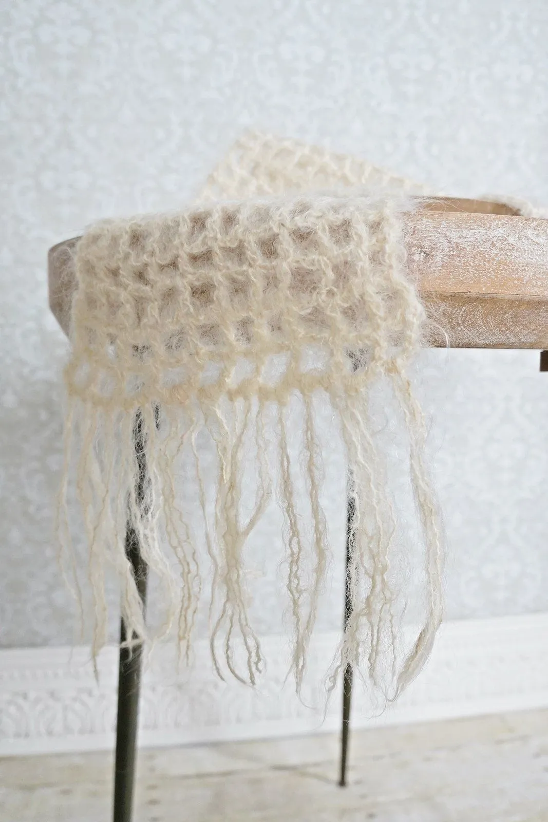 Handmade Mohair Whisper Scarf
