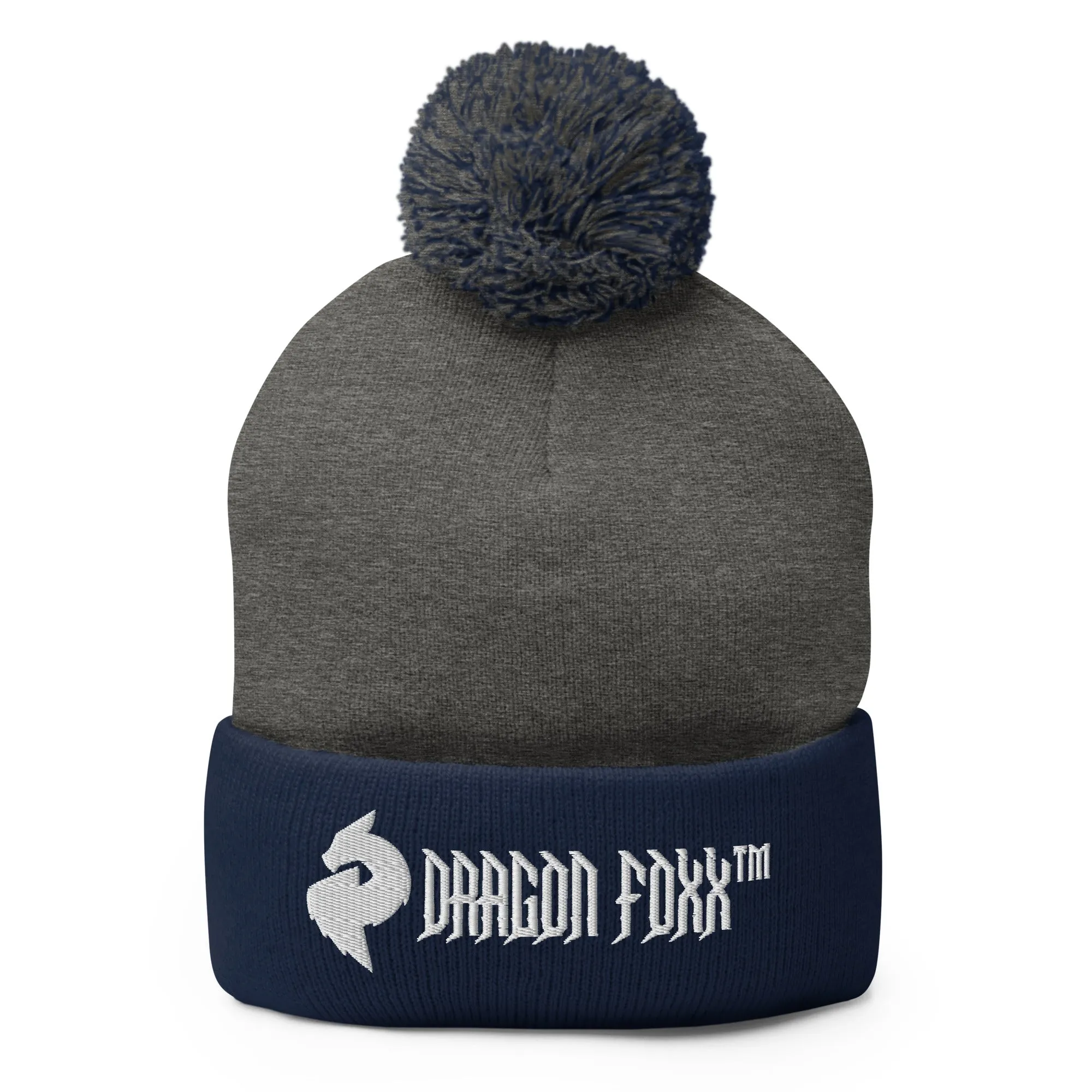 His or Hers Dragon Foxx™ Sport Pom-Pom Beanie