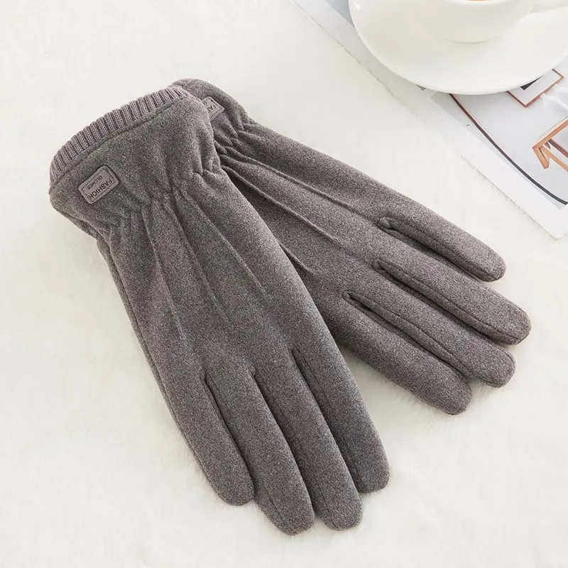 INOGIH Womens Winter Fleece-Lined Warm-Gloves - Soft Warm Touchscreen-Texting Gloves for Driving Cyling Cold Weather