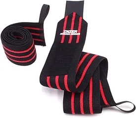 Inzer Iron Z Wrist Wraps (Pair) - Powerlifting Weightlifting Strength Training (20" - Medium)