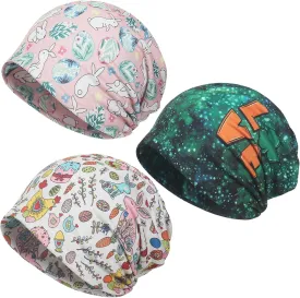 Jemis Versatile Soft-Feel Blend Beanie & Scarf - Stretch Boho Headwear for Chemo Ideal Easy Care