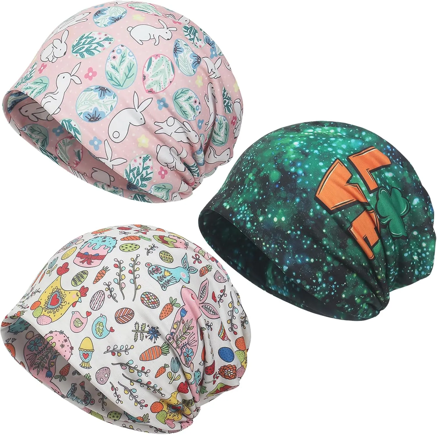 Jemis Versatile Soft-Feel Blend Beanie & Scarf - Stretch Boho Headwear for Chemo Ideal Easy Care