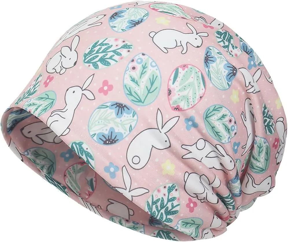 Jemis Versatile Soft-Feel Blend Beanie & Scarf - Stretch Boho Headwear for Chemo Ideal Easy Care