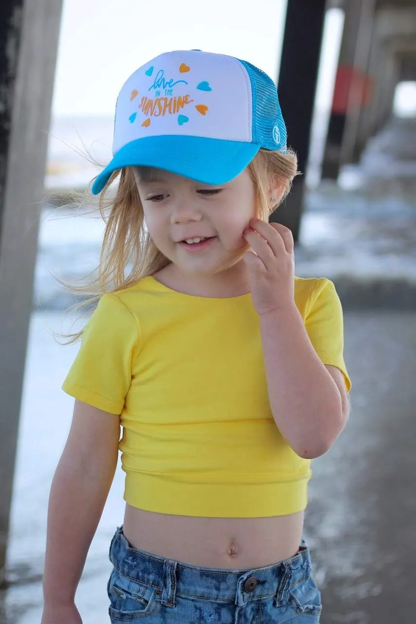 Kids Trucker Hat - Mesh Adjustable Baseball Cap for Boys - Baby, Toddler, School-Age Sizes
