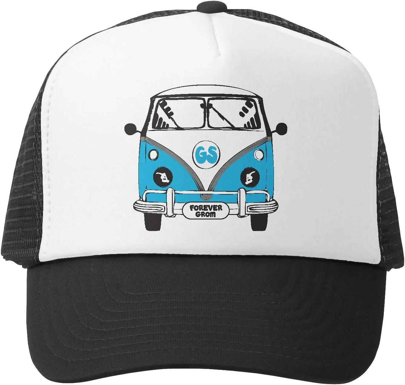 Kids Trucker Hat - Mesh Adjustable Baseball Cap for Boys - Baby, Toddler, School-Age Sizes