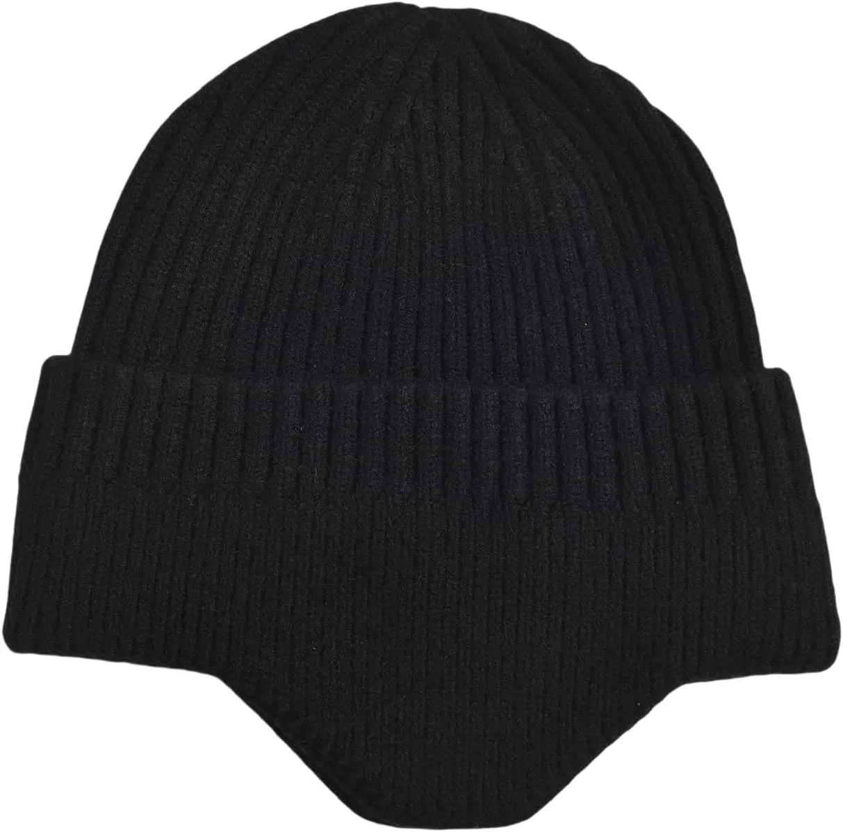 LLmoway Knit Beanie with Earflap Warm Winter Hat Soft Lightweight Stocking Cap for Men Women Youth Cold Weather Outdoor