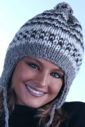 Loom-Knit Earflap Hat