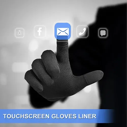 MCTi Glove Liner Touch Screen Lightweight for Winter Running Texting