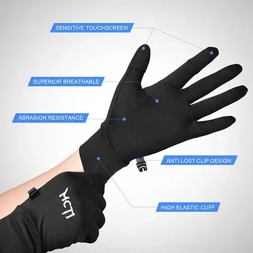 MCTi Glove Liner Touch Screen Lightweight for Winter Running Texting