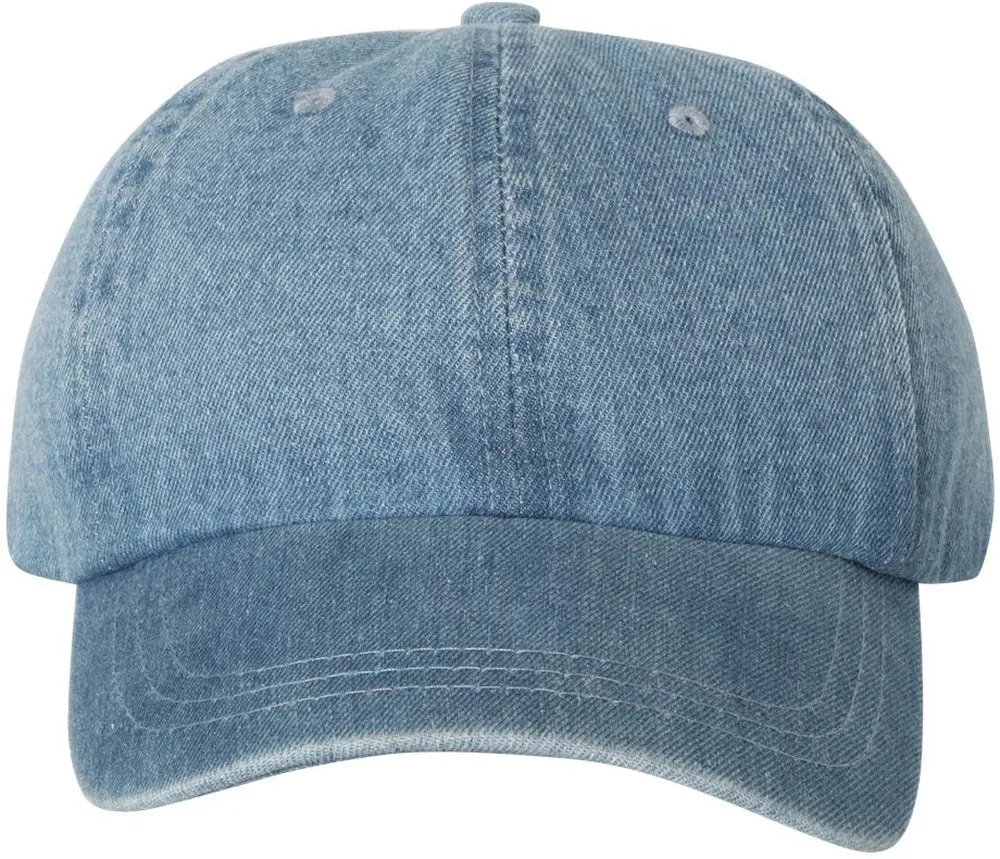 Mega Cap Washed Denim Cap
