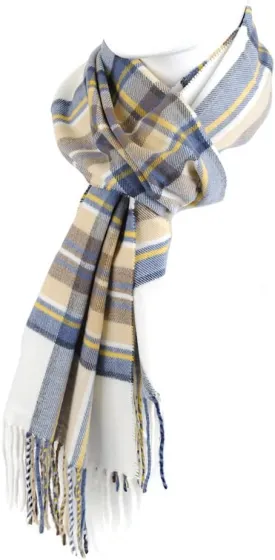 Nollia Plaid Fall/Winter Scarf for Men & Women-Plaid Color Cashmere Feels Acrylic Scarves